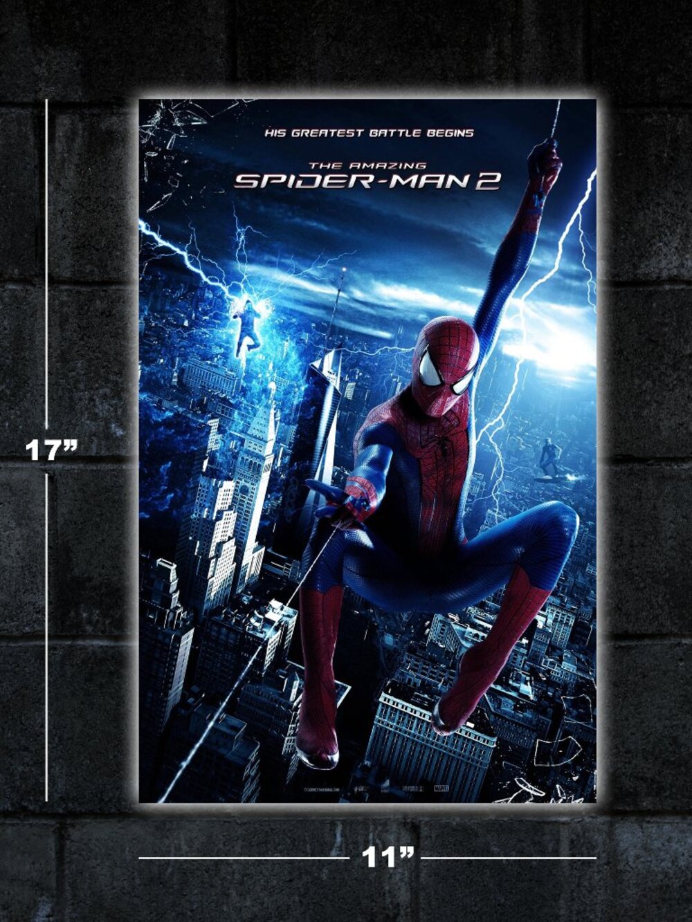 Amazing Spider-Man 2 poster - 11x17 wall art print merch marvel andrew garfield